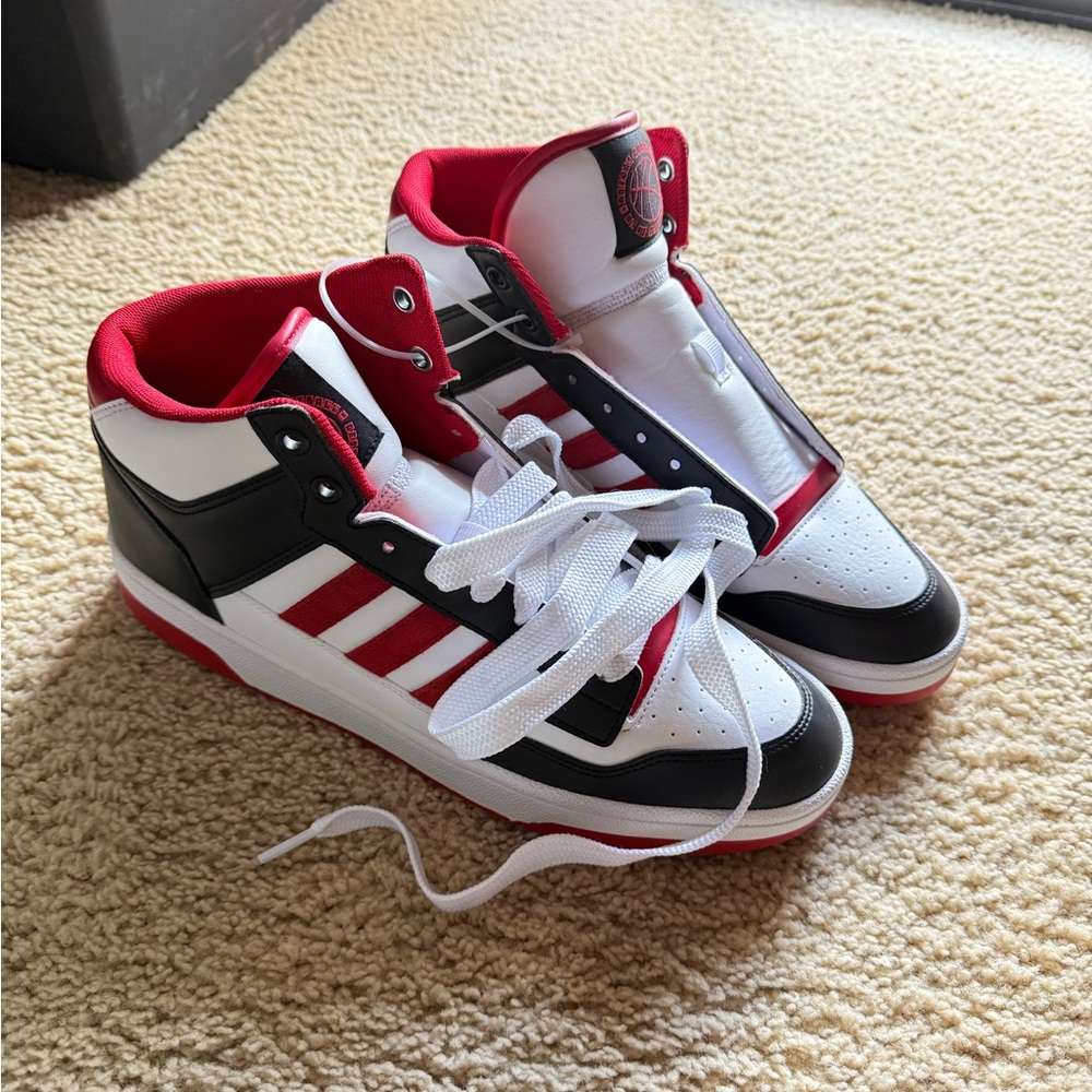 adidas Tri-Color High-Top Sneakers